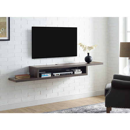 MARTIN FURNITURE 72" Asymmetrical Wall Mounted Audio/Video Console IMAS370S